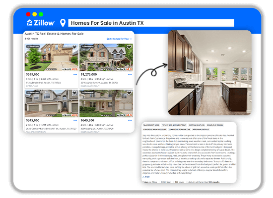 Extract Zillow Real Estate Data for Effective Market Analysis by Integrating AI